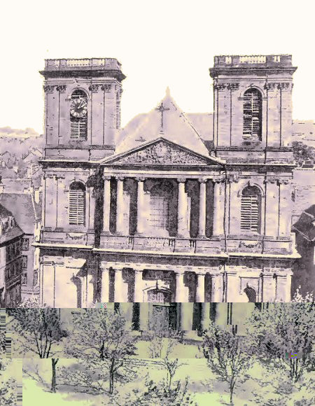 Belfort : l'église saint-Denis.