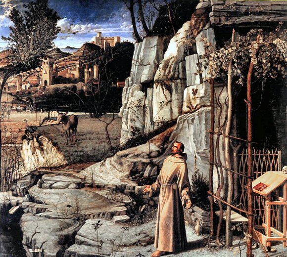 Giovanni Bellini : Extase de saint Francois.