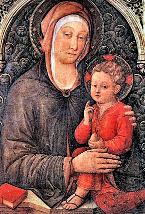 Jacopo Bellini : Madone à l'Enfant (1455).