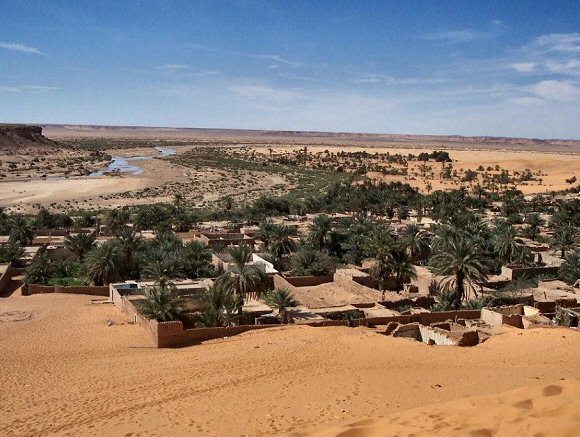 Oasis de Beni Abbes, en Algérie.
