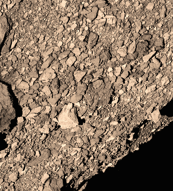 Surface de Bennu.