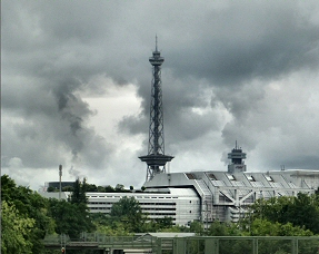 Berlin : la Funkturm (tour de la radio).