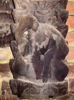 Bhaktapur : éléphants.