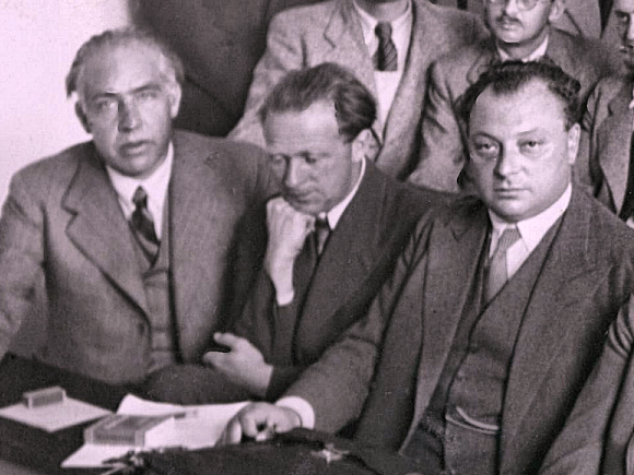 Bohr, Heisenberg et Pauli.