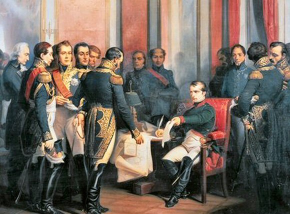 Bouchot : l'abdication de Napoléon.