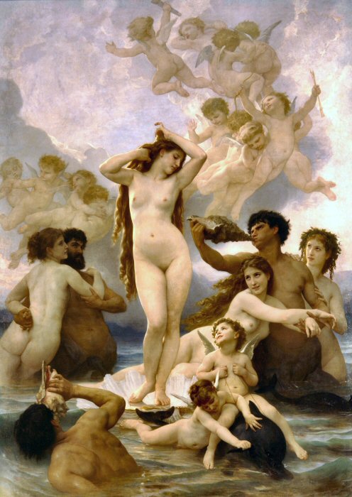 Bouguereau : la naissance de Vnus.