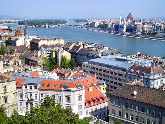 Le Danube à Budapest.