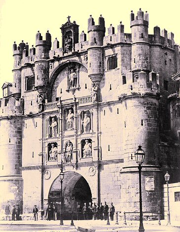 Burgos : Arco de Santa Maria.