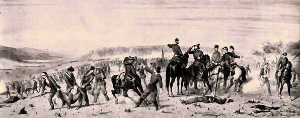 Bataille de la Guerre de Sécession.