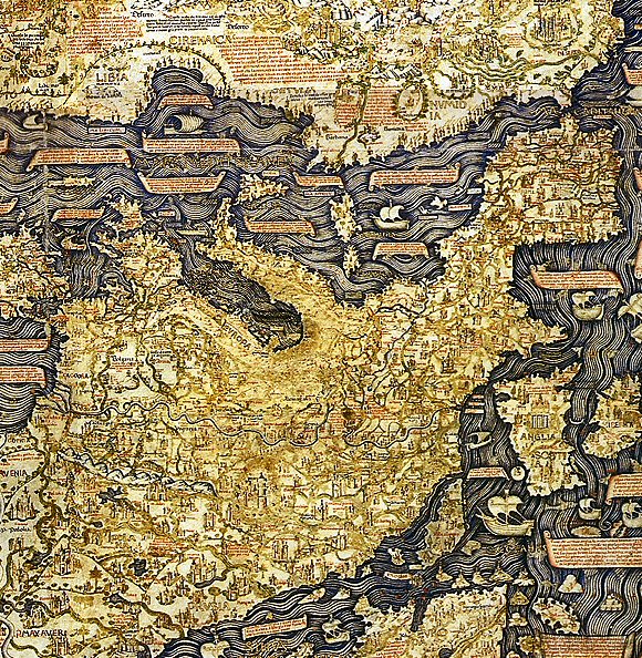 L'Europe sur la carte de Fra Mauro.
