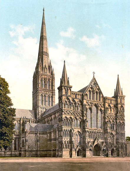 Salisbury : la cathédrale Sainte-Marie.