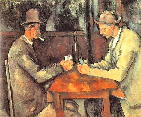 Czanne : les Joueurs de cartes.