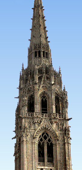 Cathdrale de Chartres : le clocher neuf.