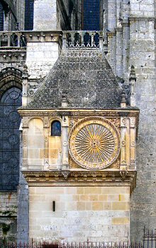 Cathdrale de Chartres : pavillon de l'Horloge.