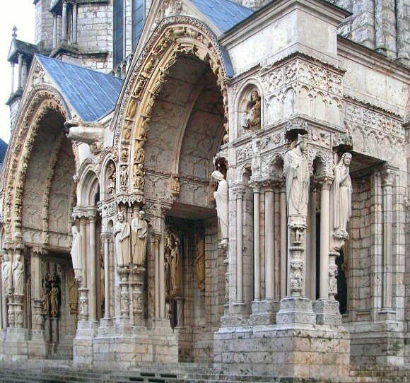 Cathédrale de Chartres : porche septentrional.