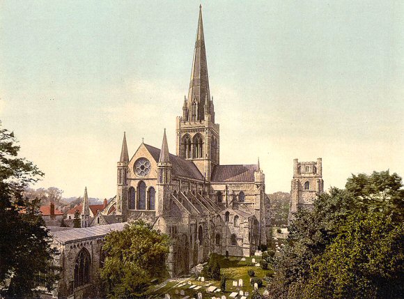 Chichester : la cathédrale.
