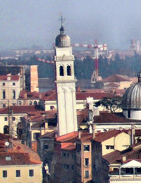 Venise : clocher de San Giovanni dei Greci