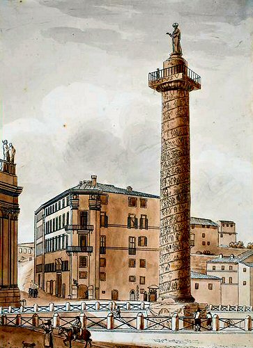 Rome : colonne trajane.