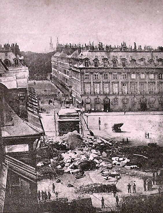 Commune de Paris : destruction de la colonne Vendme..