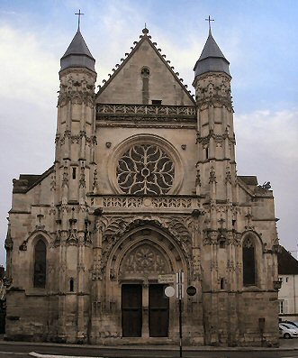 Compiègne : l'église saint-Antoine.