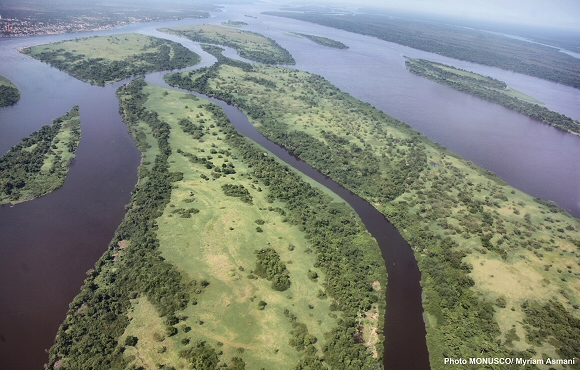 Le fleuve Congo prs de Kinsangani.