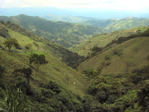 Paysage du Costa Rica.