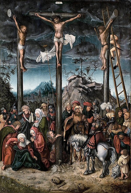 Cranach l'Ancien : Crucifixion.