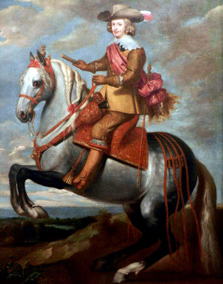 Crayer : portrait équestre de Ferdinand d'Autriche.
