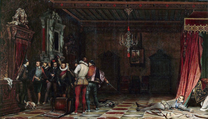 Delaroche : l'Assassinat du duc de Guise.