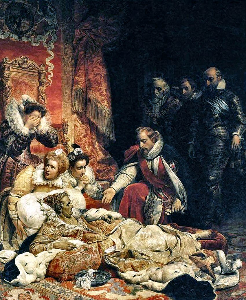 Delaroche : la Mort d'Elisabeth.