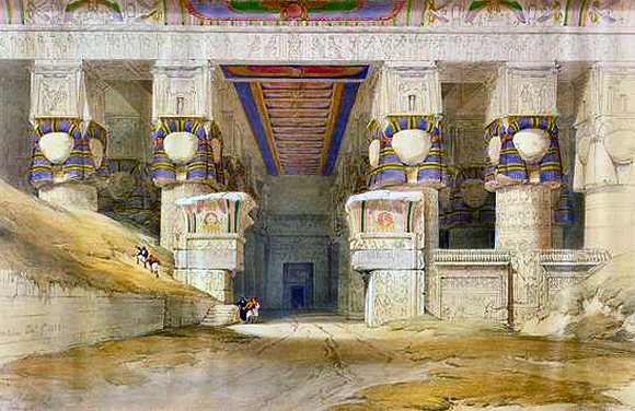 Temple d'Hathor  Denderah.