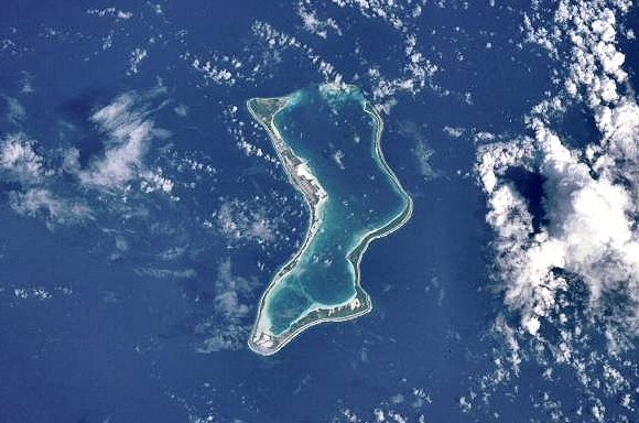 Atoll de Diego Garcia.