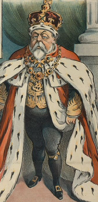 Edouard VII caricatur par le Puck.