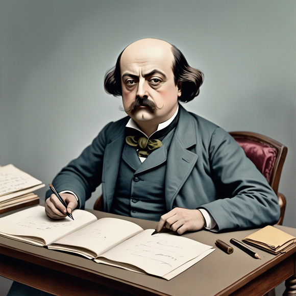 Gustave Flaubert.