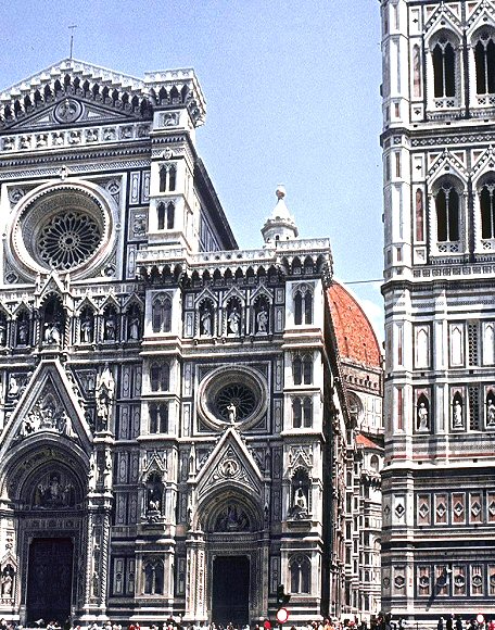 Florence : la basilique Sainte Marie des Fleurs.
