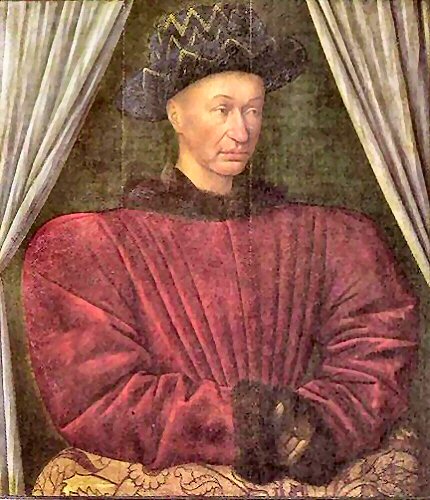 Charles VII, par Jean Fouquet.
