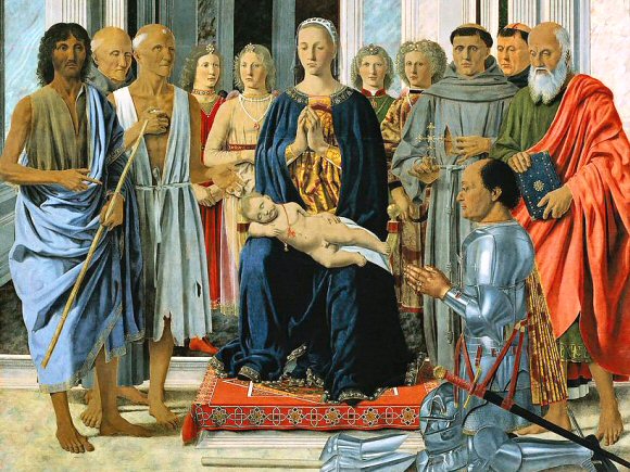 Piero della Francesca : Vierge couronne.