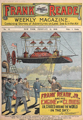 Couverture de la revue Frank Reade.