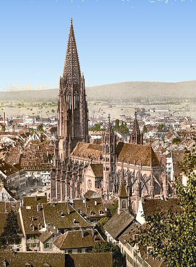 Fribourg en Brisgau : la cathédrale (Munster).