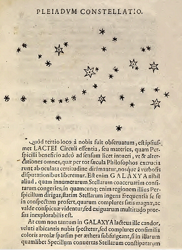 Galilée : les Pléiades.