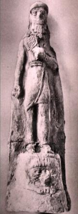 Gilgamesh vainqueur de Humbaba.