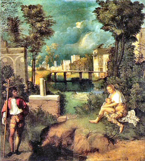 La Tempête, par Giorgione.