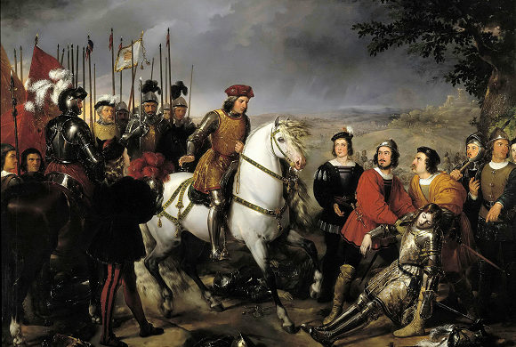 Gonzalve de Cordoue après la bataille de Cérignole.