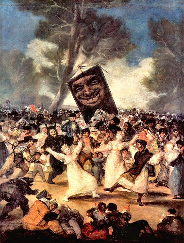 Goya : l'Enterrement de la sardine.