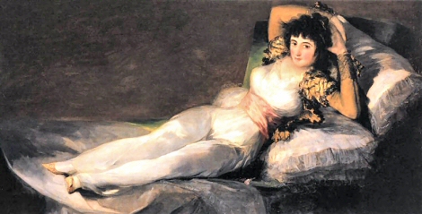 Goya : Maja habillée.