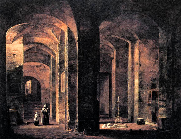 Granet : Crypte de Saint-Martin-au-Mont,  Rome.