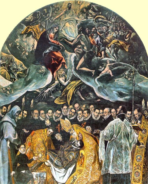 L'Enterrement du Comte d'Orgaz, par le Greco.