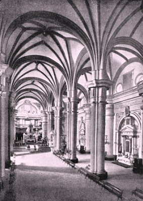 Mexique : l'intérieur de la cathédrale de Guadalajara.