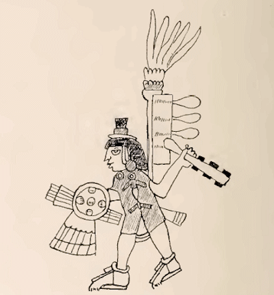 Guerrier aztèque.