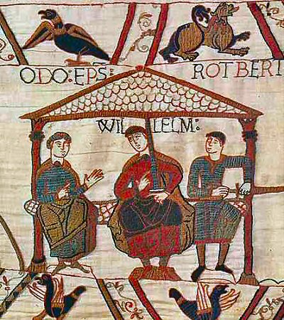 Tapisserie de Bayeux : Guillaume le Conquérant.